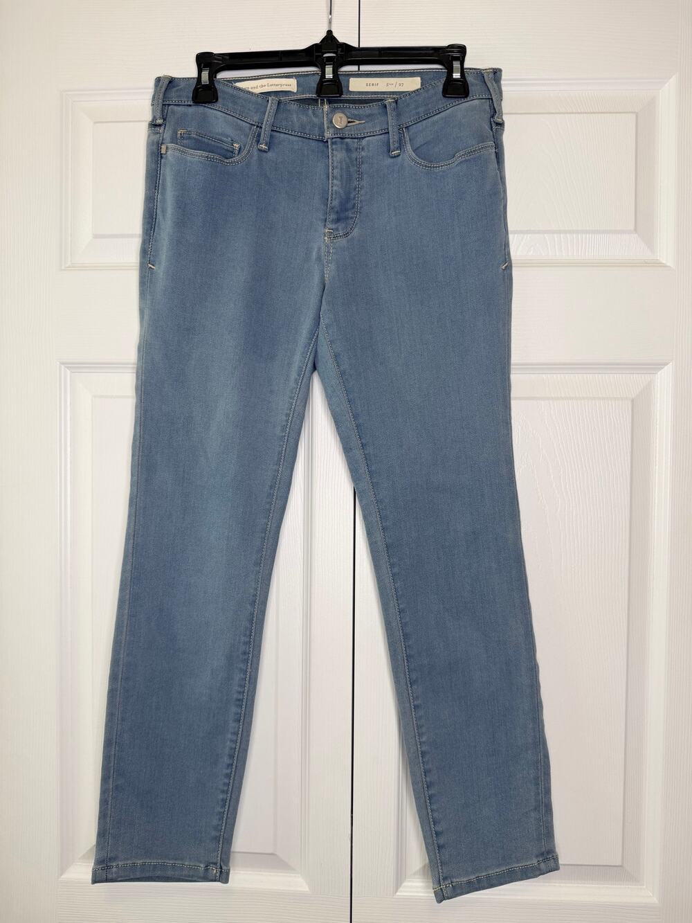 Pilcro and the Letterpress Anthropologie Women’s Serif Denim Jeans Blue Size 27